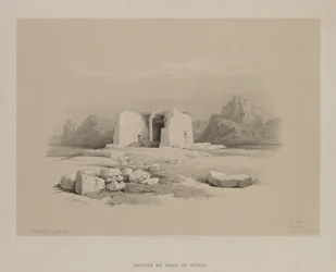 Ägypten und Nubien, Band I: Tempel in Tafa in Nubien, 1846