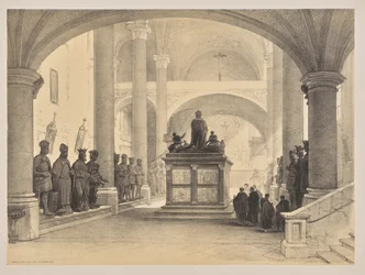 Skizzen in Belgien und Deutschland, Erste Serie, Grab von Maximilian I., Innsbruck