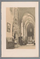 Zugang zur Sakristei in der St.-Laurentius-Kirche in Nürnberg