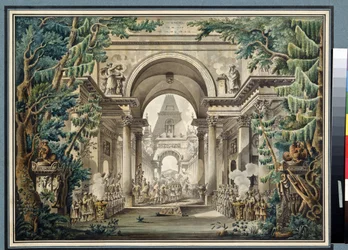 Die Prozession im Tempel