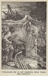 Vielleicht ist er nicht ertrunken; was denken Sie, Kapitän?