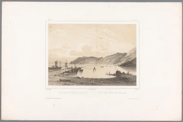 Blick auf den Hafen von Mölle