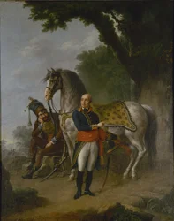 Porträt von General Joseph Marie Servan de Gerbey 1741-1808, ca. 1800