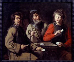 Kartenspielende Soldaten (1593-1648), 1640, Aix-en-Provence, Musée Granet