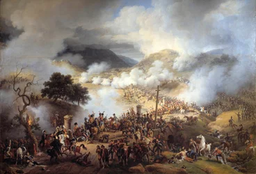 Kampagne in Spanien: Die Schlacht am Somo-Sierra-Pass in Kastilien am 30.11.1808