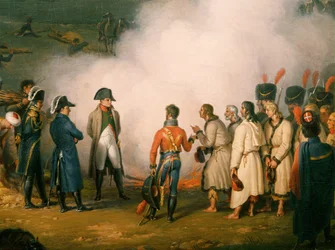 Napoleons Lager am Vorabend der Schlacht von Austerlitz