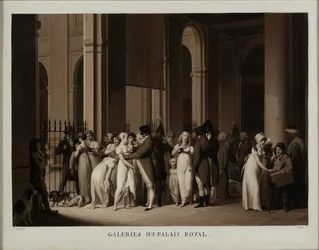 Les Galeries du Palais Royal, 1809