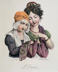 Die sieben Todsünden: Neid von Boilly