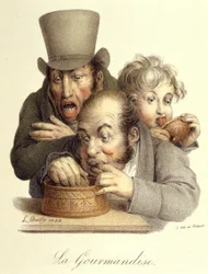 Die sieben Todsünden: Völlerei von Boilly