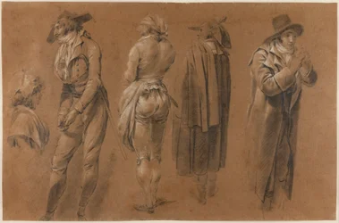 Studie für Die Spekulanten im Palais Royal