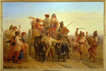 Die Ankunft der Erntearbeiter in den Pontinischen Sümpfen