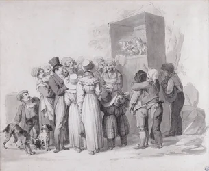 Louis-Léopold Boilly - Die arme Katze (Skizze)