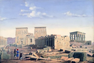 Großer Tempel der Isis, ca. 1846