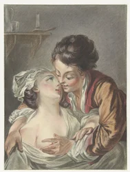 Liebkosendes Paar (Le Rendez-Vous)