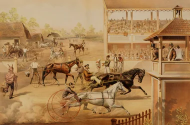 Bereit für den Trab, bringt eure Pferde