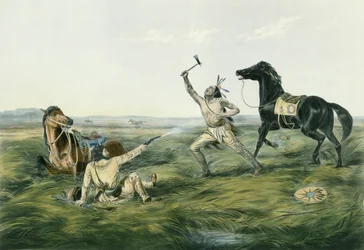 Der letzte Schuss, veröffentlicht von Currier & Ives