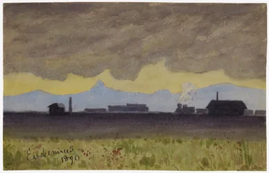 Zuglandschaft in Arizona