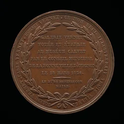 Inschrift [Rückseite], 1826