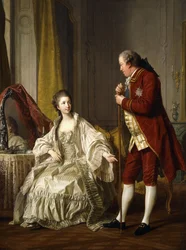 Doppelporträt des Marquis und der Marquise de Marigny, 1769