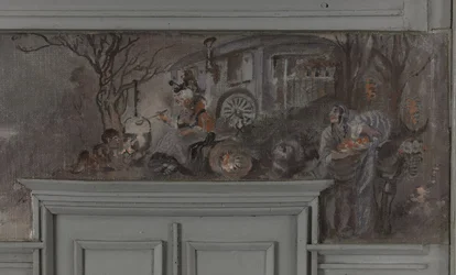 Das Mahl der Komödianten - Modell für das Esszimmer von Jean Coquelin, Villa Longchamp, Neuilly, ca. 1900