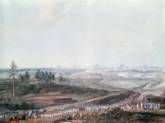 Amerikanischer Unabhängigkeitskrieg: die Schlacht von Yorktown am 19.10.1781, Detail
