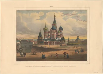 Die Basilius-Kathedrale in Moskau