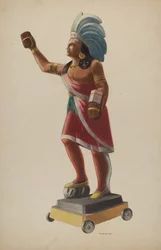 Indianer im Zigarrenladen