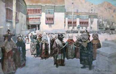 Frühlingsfest im Himis-Kloster, Tibet