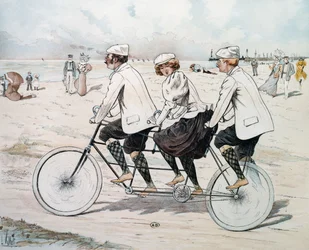 Dreier-Tandem am Wasser