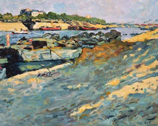 Barke auf der Seine