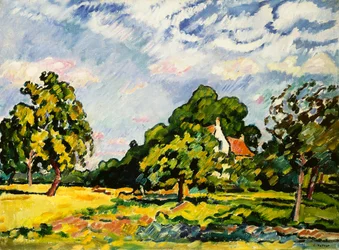 Landschaft in der Normandie