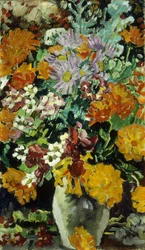 Vase mit Blumen