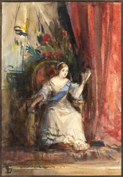 Königin Victoria am Hof, 1838