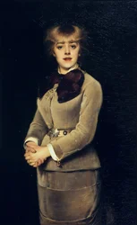 Porträt der Schauspielerin Jeanne Samary, 1879