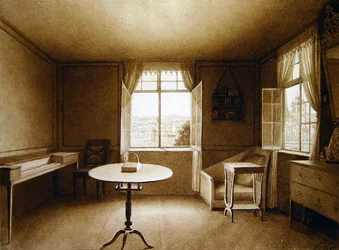 Innenansicht des Hauses des Künstlers