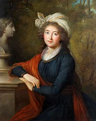 Porträt von Prinzessin Elzbieta Izabela Lubomirska, geborene Gräfin Czartoryska 1736-1816, 1793