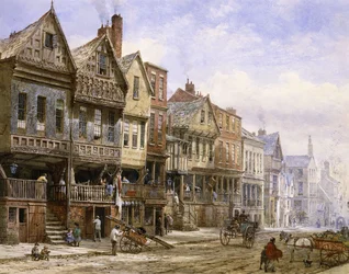 Watergate Street, Chester, Blick nach Westen
