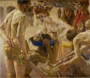Salome und das Haupt von Johannes dem Täufer
