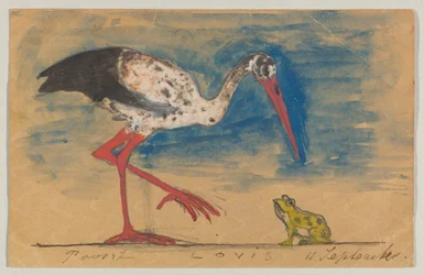 Lovis Corinth an Carl Strathmann: Postkarte, Poststempel 10. September 1899