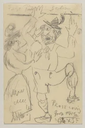 Lovis Corinth an Carl Strathmann: Postkarte, Poststempel 25. Februar 1904
