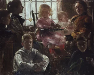 Die Familie des Malers Fritz Rumpf