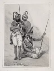 Akalees, Indische Krieger, 1844