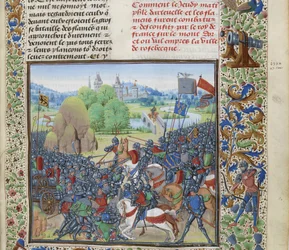 Die Schlacht von Roosebeke am 27. November 1382, ca. 1470-1475