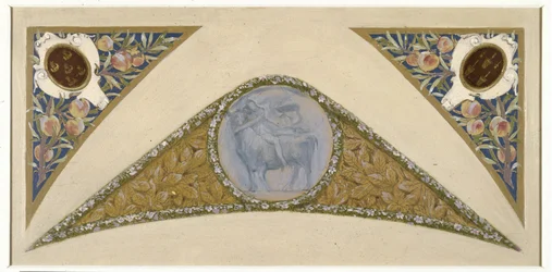 Skizze für die Festtreppe des Hôtel de Ville de Paris: Stier, ca. 1888–1898