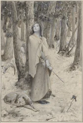 Johanna von Orleans hört die Stimmen