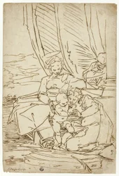 Heilige Familie mit der Heiligen Katharina