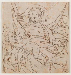 Die Heilige Familie mit St. Johannes
