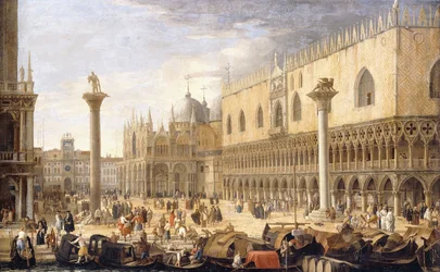 Die Piazzetta, Venedig, vom Bacino aus