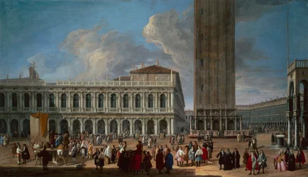 Die Piazzetta und der Markusplatz, Venedig