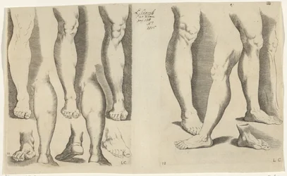 Studien von Beinen (Tekenboek, Le livre de dessein)